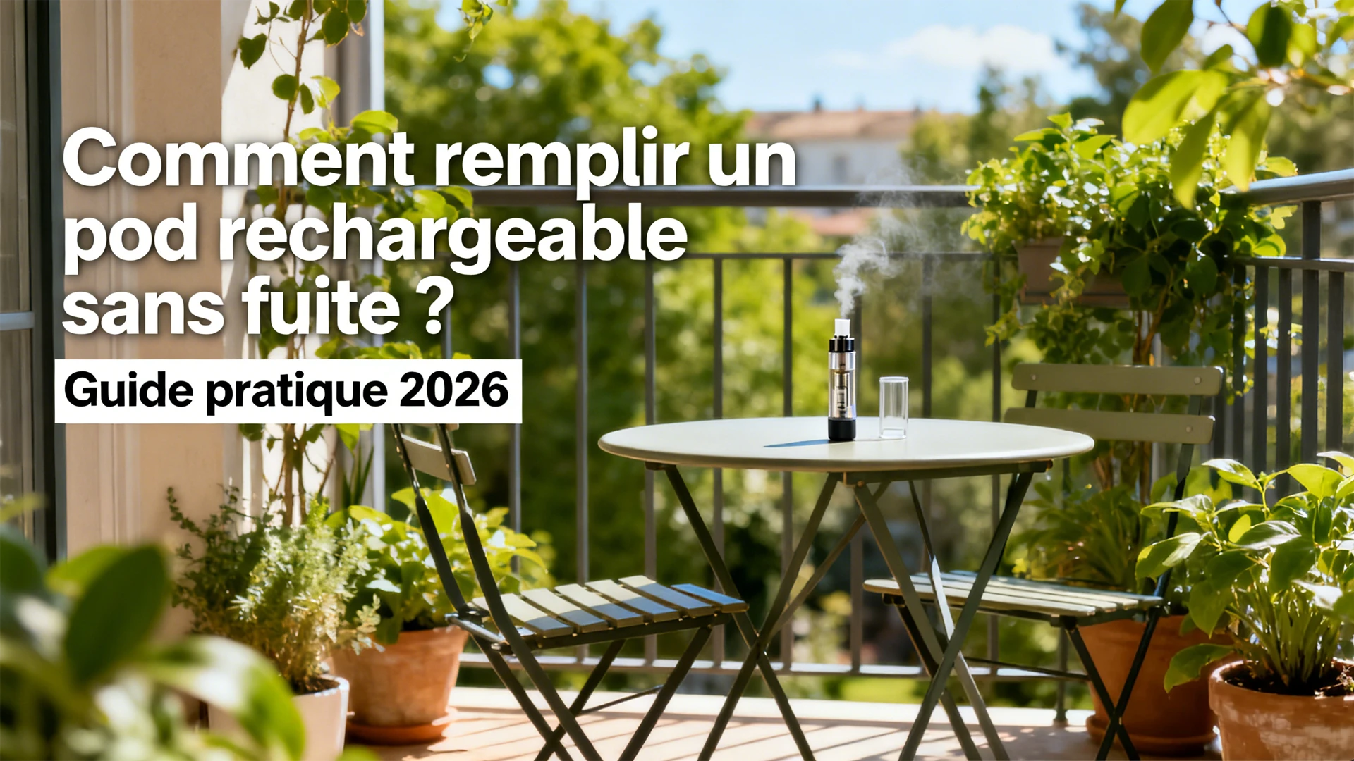 Comment remplir un pod rechargeable sans fuite ? Guide pratique 2026